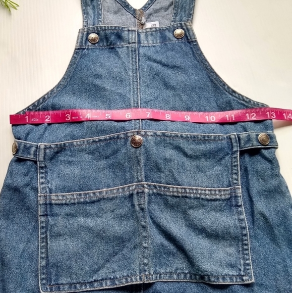 ARIZONA • Vintage denim pinafore bib overall dress - Picture 3 of 7